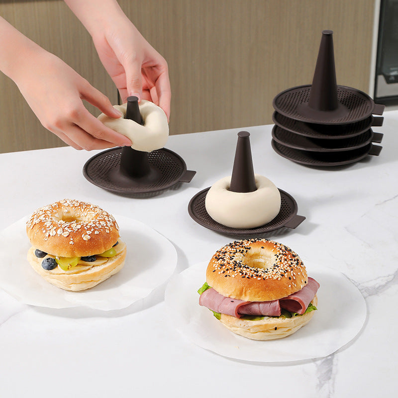6-piece Bread Donut Silicone Mold