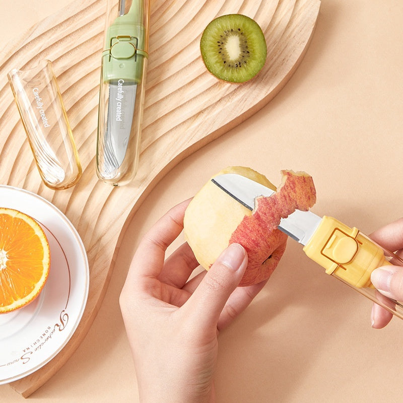 Two in one Folding Double Head Fruit Knife Peeler